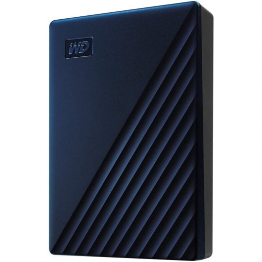 WD My Passport 5 TB, 2,5 Zoll, USB 3.1, blau