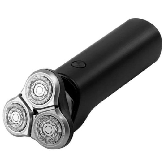 Máquina de Barbear Facial Xiaomi Mi Electric Shaver S500 Recarregável 60min Seco e Molhado 3 Lâminas Cabeças Flexíveis