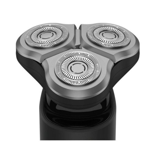 Máquina de Barbear Facial Xiaomi Mi Electric Shaver S500 Recarregável 60min Seco e Molhado 3 Lâminas Cabeças Flexíveis