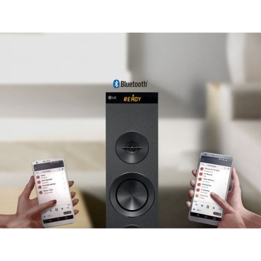 LG RK1D Torre de Sonido Bluetooth con Radio FM/USB/Bass Refflex 60W