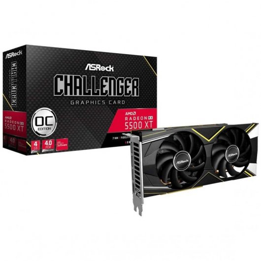 Asrock Radeon RX 5500 XT Challenger 4GB GDDR6 OC