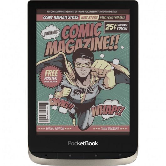 PocketBook Color eReader 6" 16GB Wifi Moon Silver