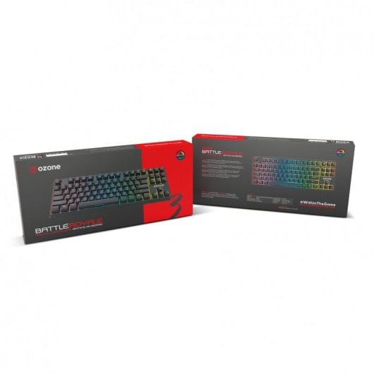 Ozone Battle Royale Teclado Mecánico Gaming Retroiluminado Switch Red Cherry MX