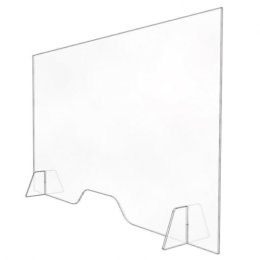 Approx appAPSFRONT Mampara Protectora de Metacrilato Transparente 1000x600mm