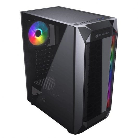 Cougar MX410-T ARGB Cristal Templado USB 3.0 Negra
