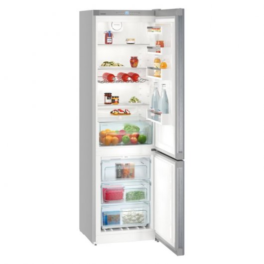 Liebherr CNel 362 Frigorífico Combi A++ Plata