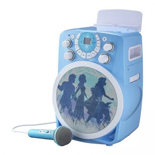 KIDdesigns Frozen 2 Altavoz Karaoke Bluetooth con Micrófono
