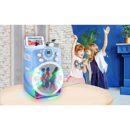 KIDdesigns Frozen 2 Altavoz Karaoke Bluetooth con Micrófono