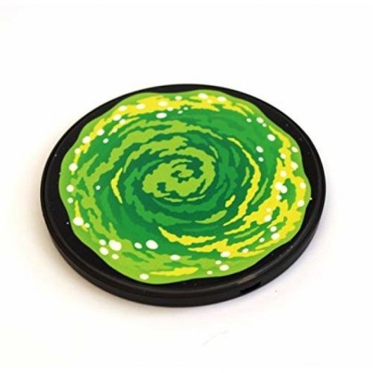 Lazerbuilt Rick y Morty Base de Carga Inalámbrica 10W