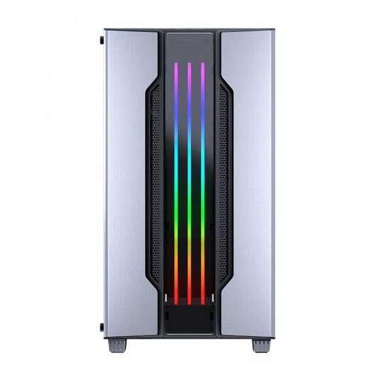 Cougar Gemini M ARGB Vetro Temperato USB 3.0 Nero/Argento