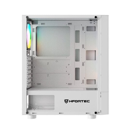 Nfortec Caelum White RGB Vidro Temperado USB 3.0 Recondicionada
