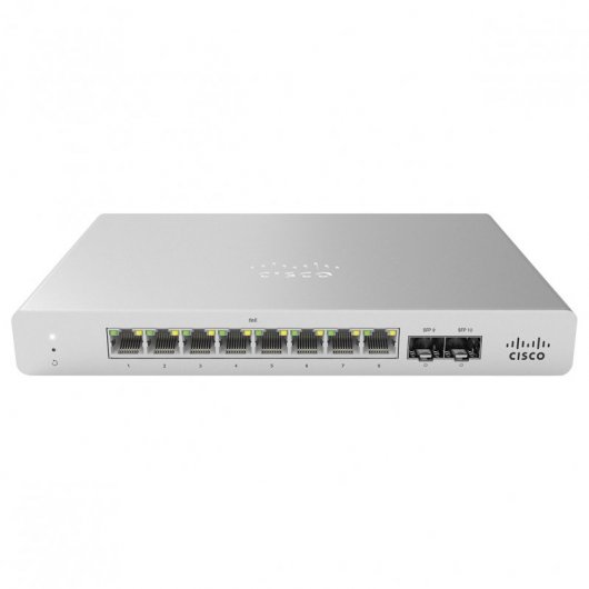 Cisco Meraki MS120-8 Switch Gestionado L2 8 Puertos Gigabit + 2 Puertos 1G SFP