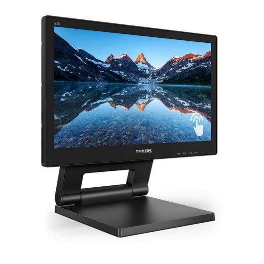 Philips 162B9T/00 Monitor PC 39,6 cm (15.6") 1366 x 768 Pixel HD LCD Touch screen Nero