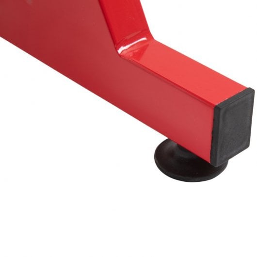 HomCom Mesa Gaming Negra/Roja