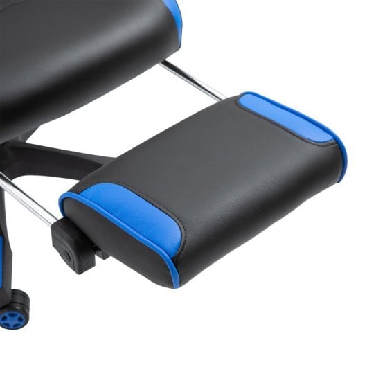 Vinsetto Silla Gaming con Reposapiés Azul/Negra