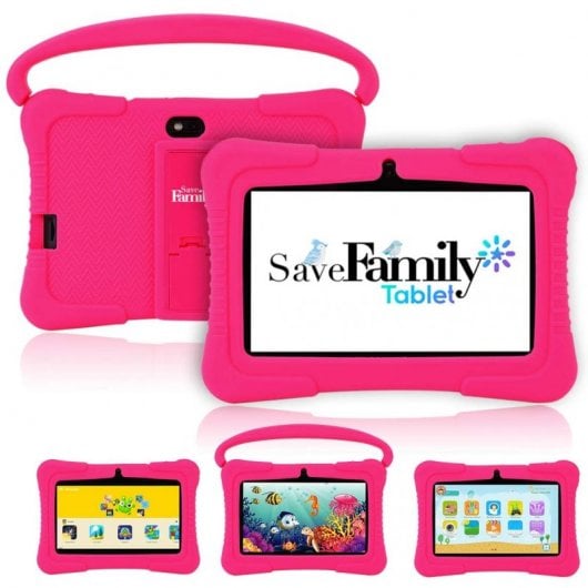 SaveFamily Kinder-Tablet 7" 16GB Rosa