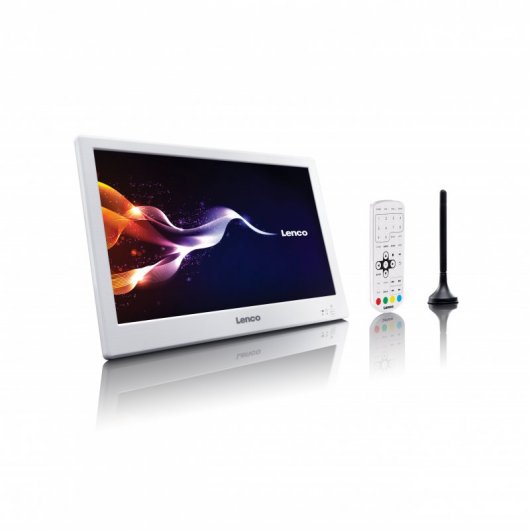 Lenco TFT-1028 10" TFT HD Televisor Portátil Blanco