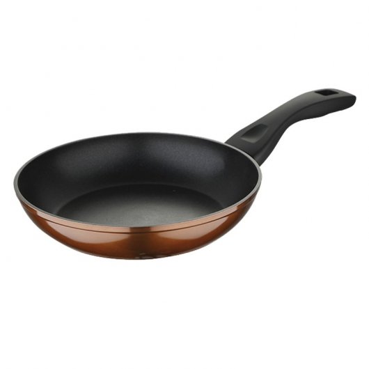 Bergner Set de Sartenes Marrones de Aluminio 20 y 24 cm + Set de 2 Utensilios de Cocina