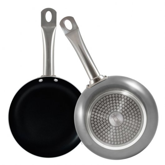 Bergner Professional Chef Platinum Set 2 Sartenes de Aluminio 20 y 24cm + Olla a Presión 5L