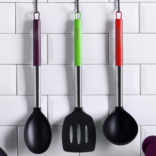 San Ignacio Set 3 Sartenes de Aluminio 20, 24 y 28cm + 3 Utensilios