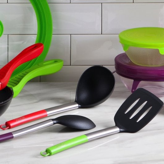 San Ignacio Set 3 Sartenes de Aluminio 20, 24 y 28cm + 3 Utensilios