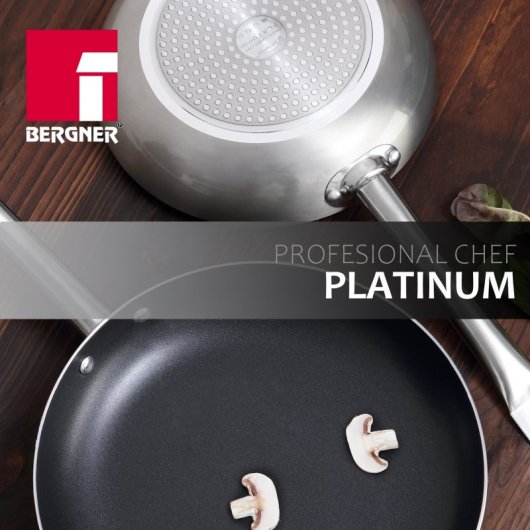 San Ignacio Professional Chef Platinum Set 2 Sartenes de Aluminio 20 y 24cm + 3 Utensilios + 4 Cuchillos de Cocina