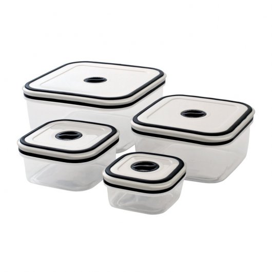 San Ignacio Professional Chef Platinum Set 2 Sartenes de Aluminio + 4 Recipientes Herméticos