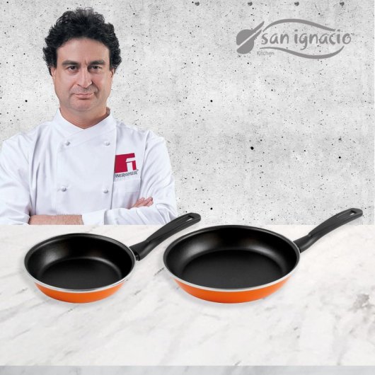 San Ignacio Sunset Set 2 Sartenes de Acero 18 y 20cm
