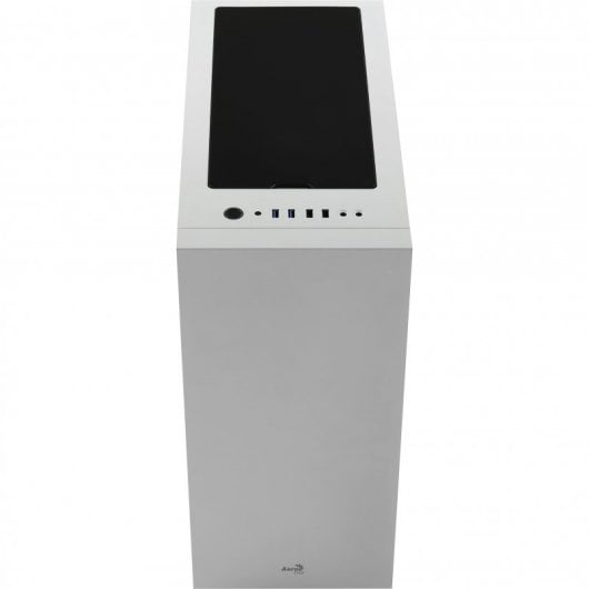 Aerocool FLO Cristal Templado USB 3.1 Blanca