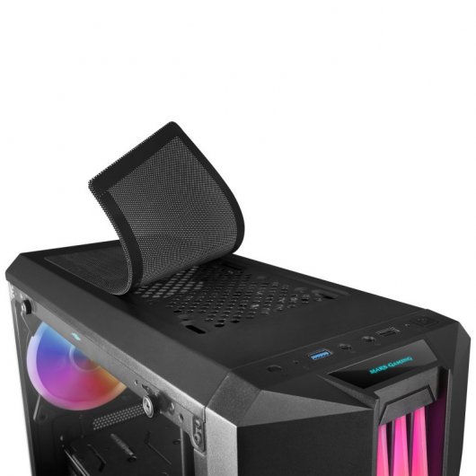 Mars Gaming MCK Cristal Templado RGB USB 3.0 Negra