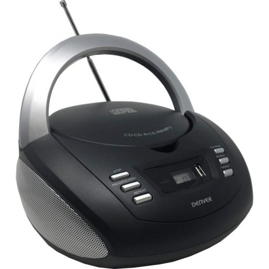 Denver Boombox TCU-211 Radio CD/USB Negro