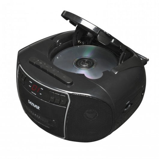 Denver TCP-40 Radio CD con Cassette Negro