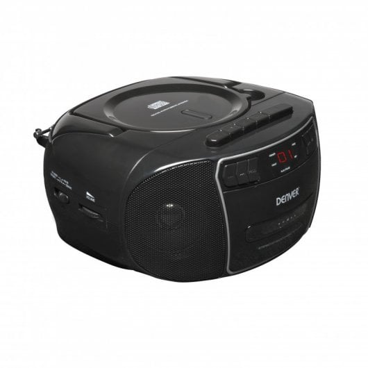 Denver TCP-40 Radio CD con Cassette Negro