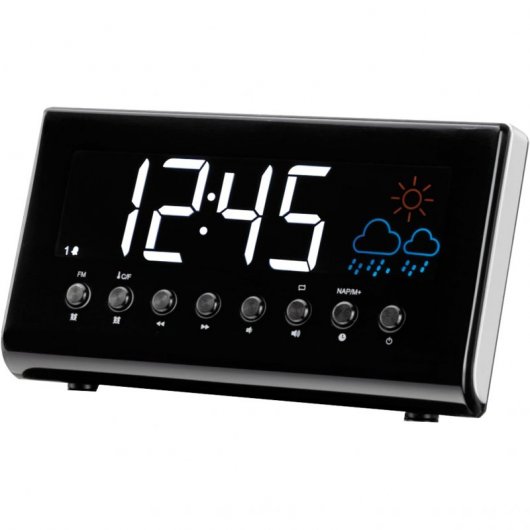 Denver CR-718 Radio Despertador Negro