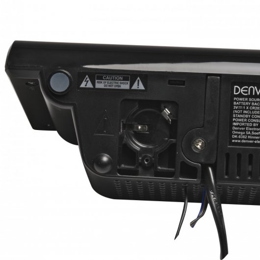 Denver CR-718 Radio Despertador Negro