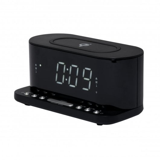 Denver CRQ-110 Radio Despertador con Carga Qi
