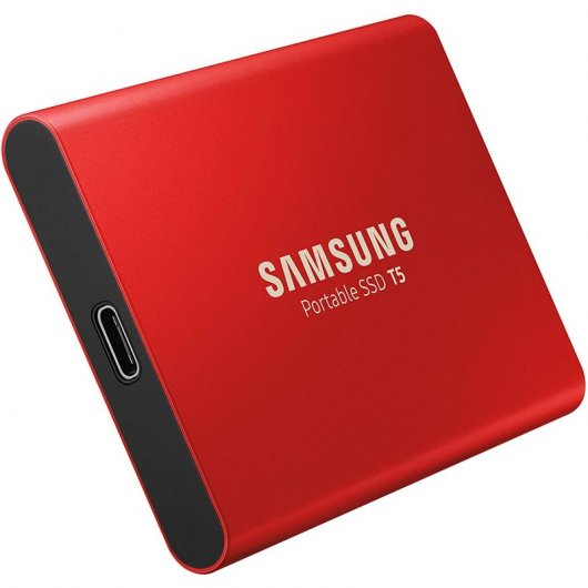 Samsung T5 SSD Externo 500GB USB-C 3.1 Rojo