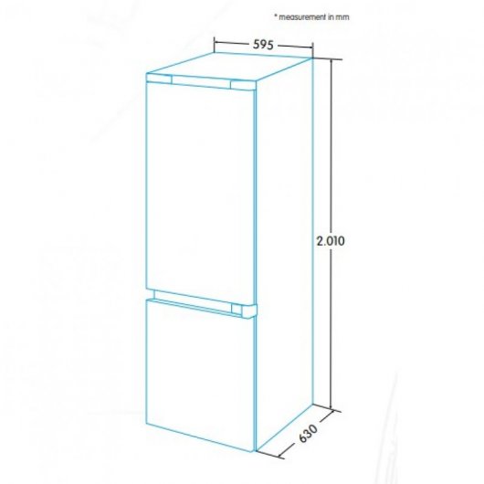 Edesa EFC-2033 NF EX Frigorífico Combi  A+++ Acero Inoxidable
