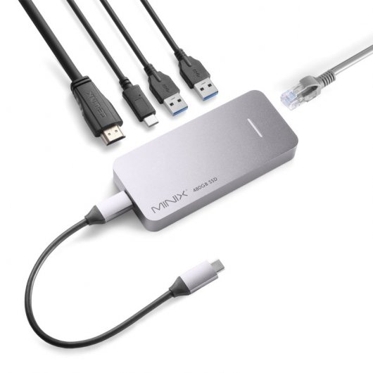 Minix NEO Storage Plus USB-C Centro de Almacenamiento SSD Multipuerto