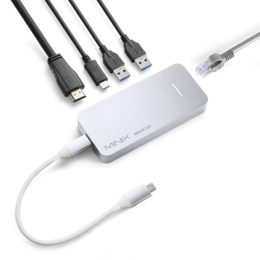 Minix NEO Storage Plus USB-C Centro de Almacenamiento SSD Multipuerto