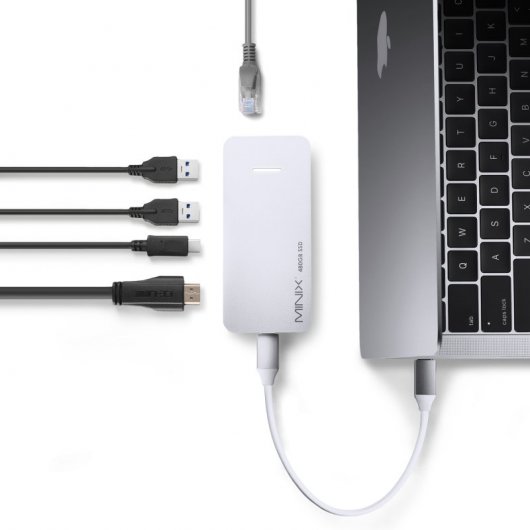 Minix NEO Storage Plus USB-C Centro de Almacenamiento SSD Multipuerto