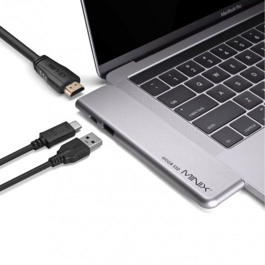 Minix Neo Storage Pro Hub de Almacenamiento SSD Multipuerto USB-C para MacBook