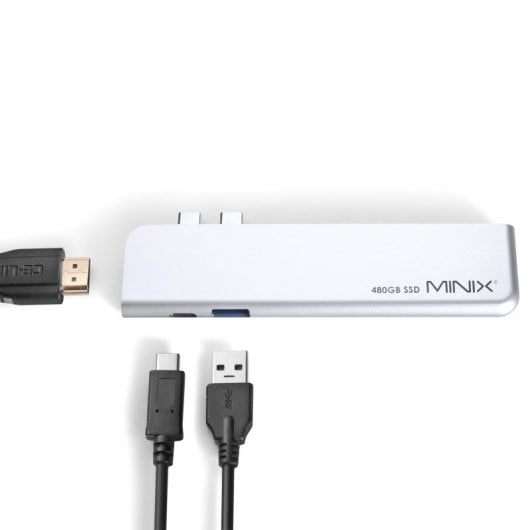 Minix Neo Storage Pro Hub de Almacenamiento SSD Multipuerto USB-C para MacBook