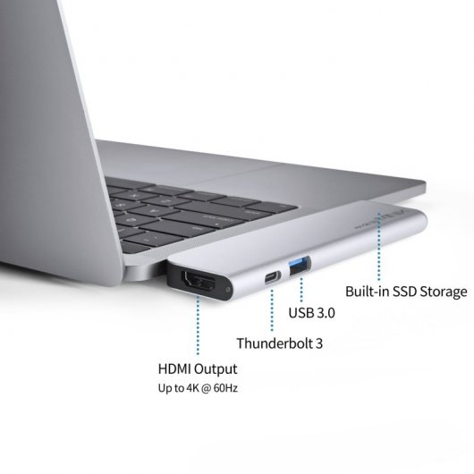 Minix Neo Storage Pro Hub de Almacenamiento SSD Multipuerto USB-C para MacBook