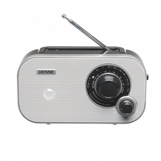 Denver TR-54 Radio Analógica AM/FM Blanca
