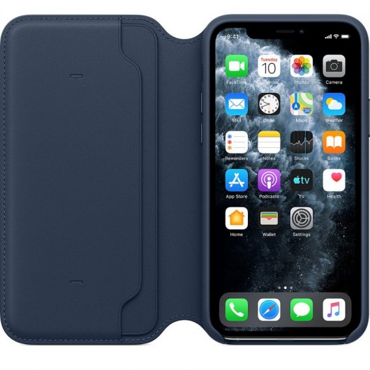 Apple MY1L2ZM/A coque de protection pour téléphones portables 14,7 cm (5.8") Folio Bleu
