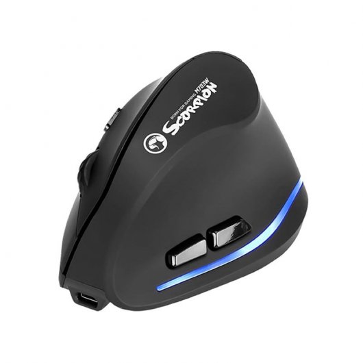 Scorpion MA-M703W Ratón Inalámbrico Vertical 2400 DPI