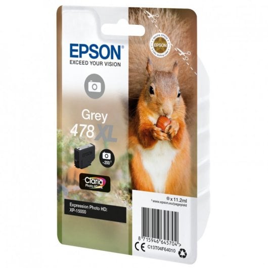 Epson 478XL Tinteiro Cinzento para Epson Expression Photo
