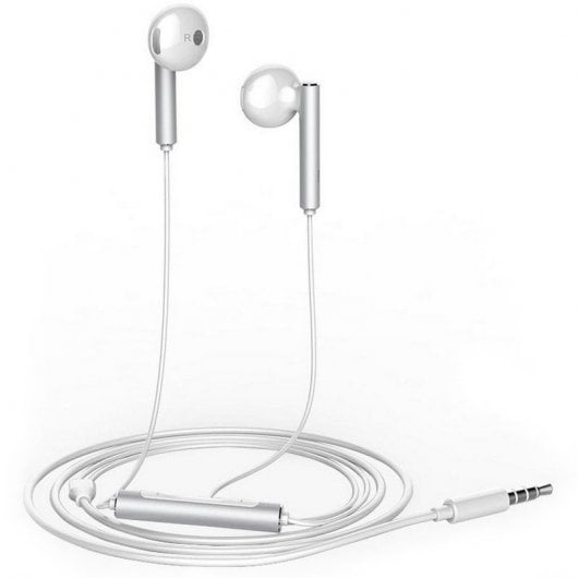 Huawei CM116 Auriculares Branco/Prateado