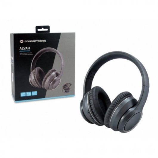 Conceptronic Alvah Auscultadores Bluetooth Pretos